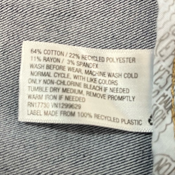 Wild Fable Dark Wash Notch Front Seamed Denim Mini Skirt NEW! - Picture 9 of 16